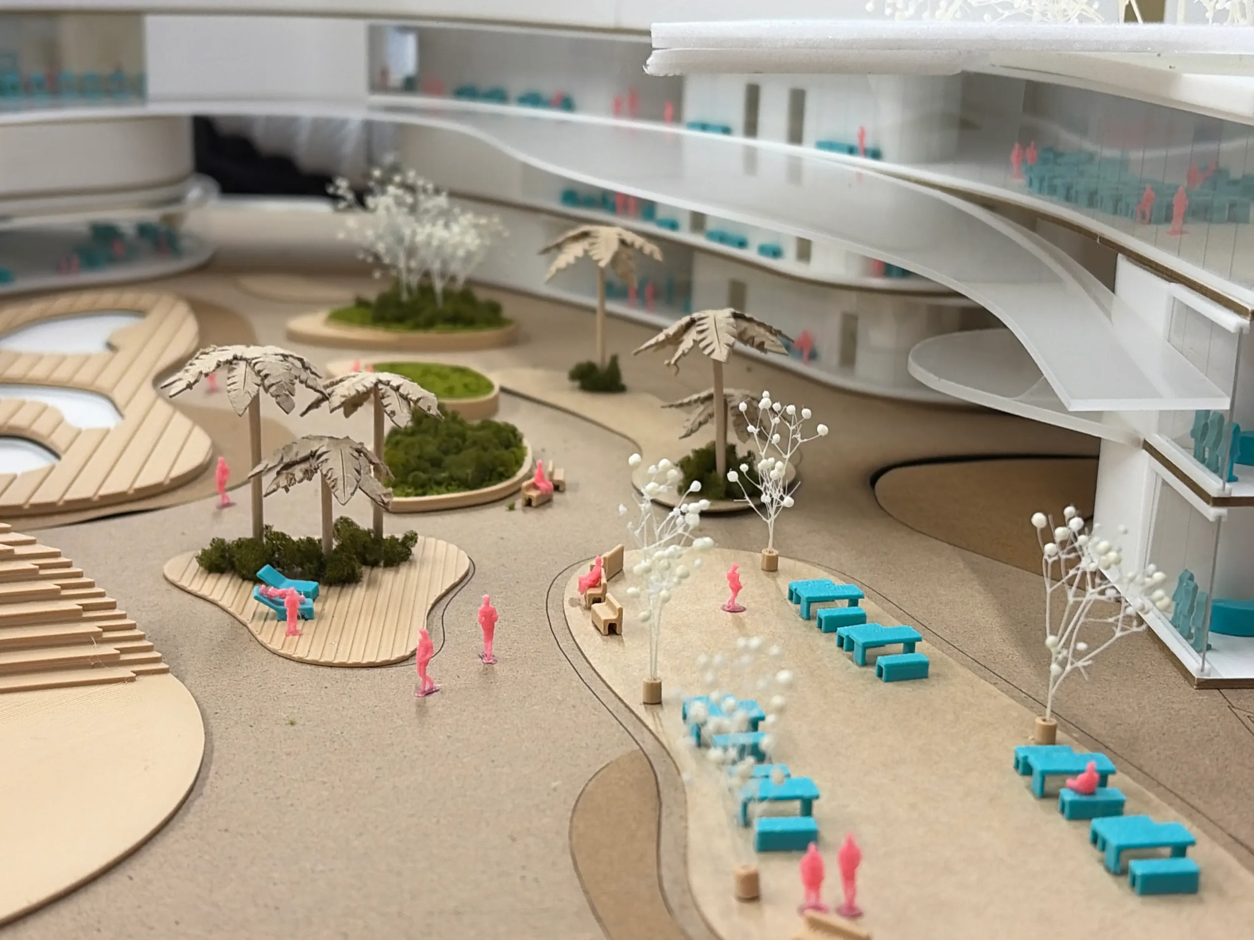 TERRACED WAVE: 수변의 지층 MODEL